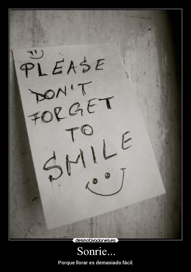 Sonrie... -