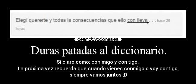 Duras patadas al diccionario. - 