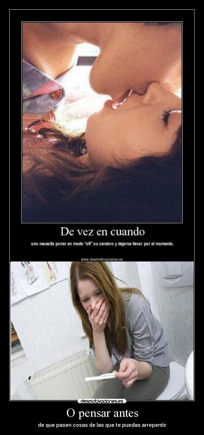 carteles embarazo deseado adolecencia amor desmotivaciones