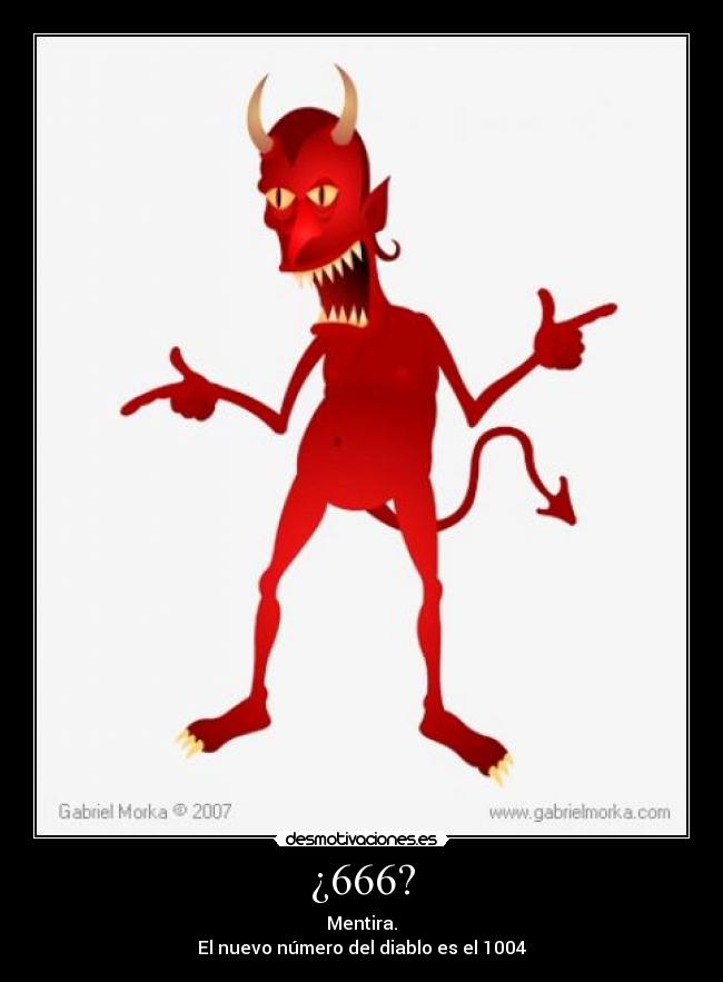 ¿666? -