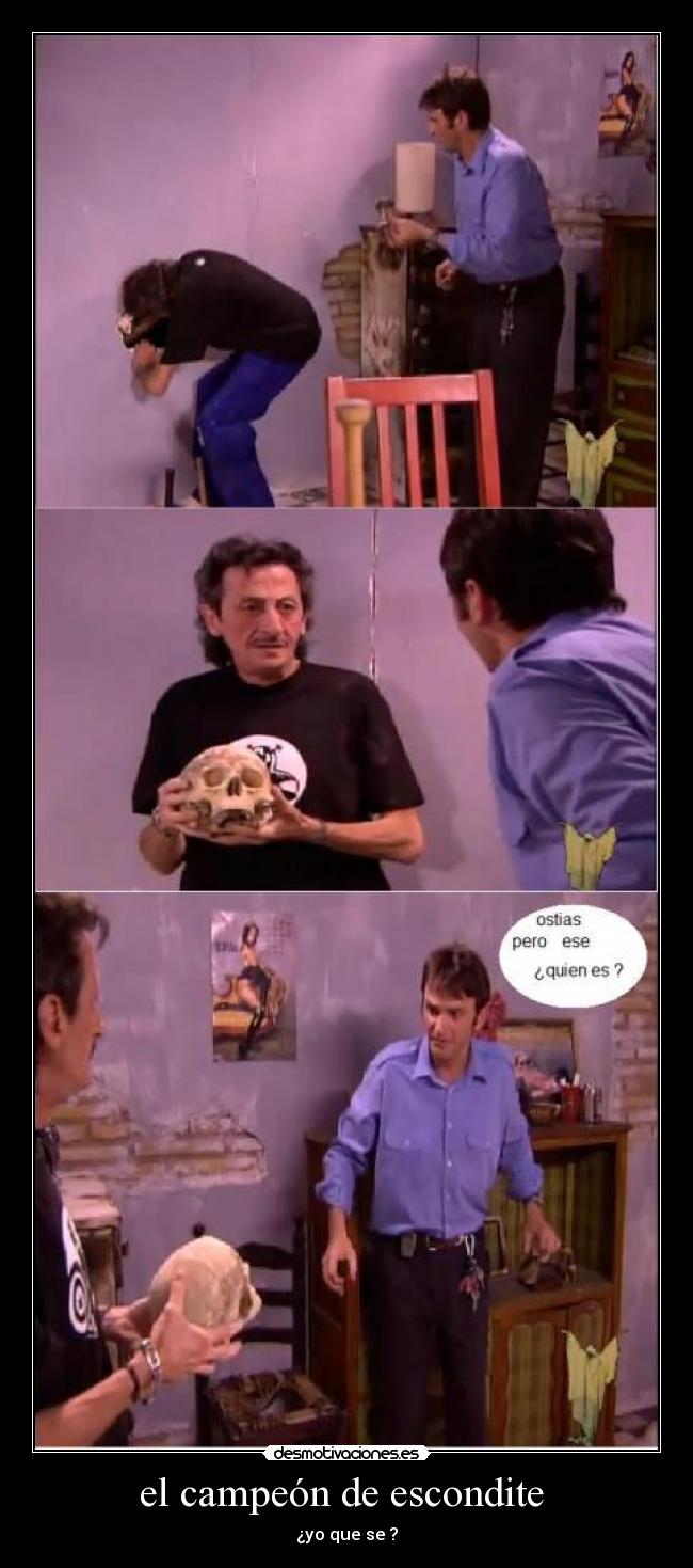 el campeón de escondite -