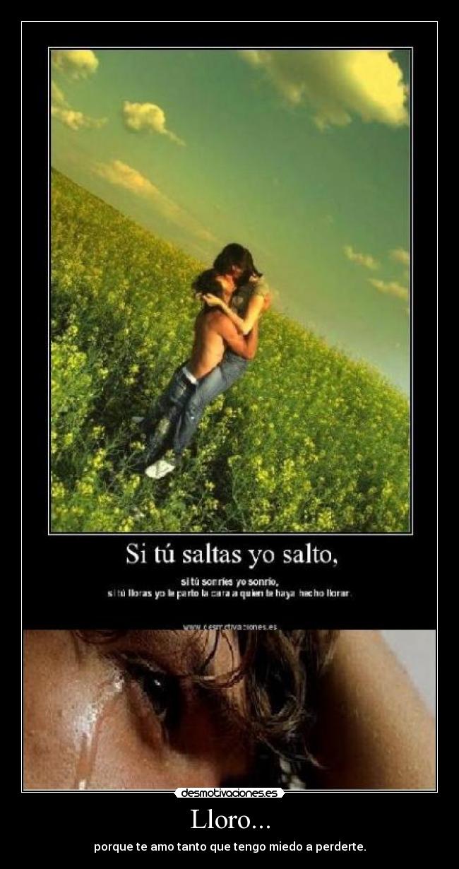 Lloro... -