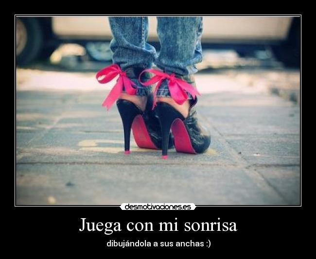 Juega con mi sonrisa - dibujándola a sus anchas :)