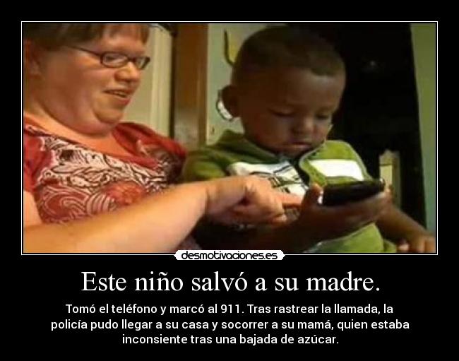 Este niño salvó a su madre. - 