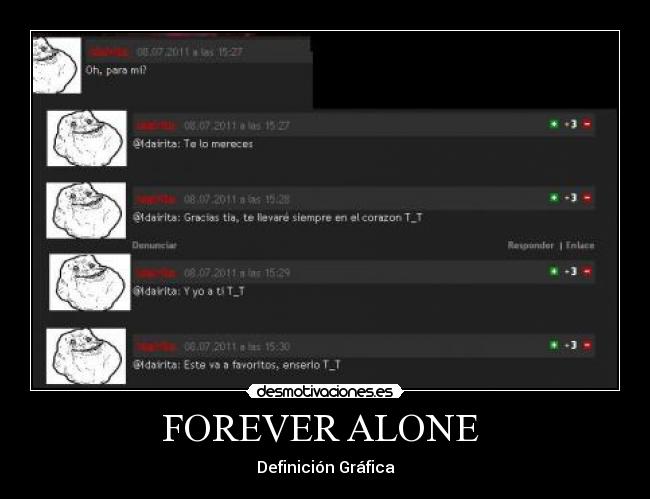 FOREVER ALONE - Definición Gráfica