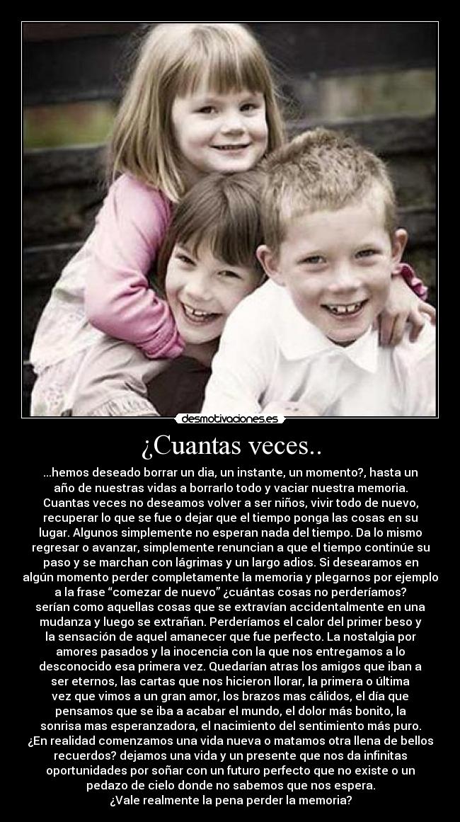 ¿Cuantas veces.. - 