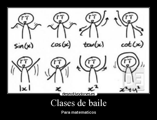 Clases de baile - Para matematicos