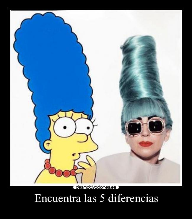 Encuentra las 5 diferencias -