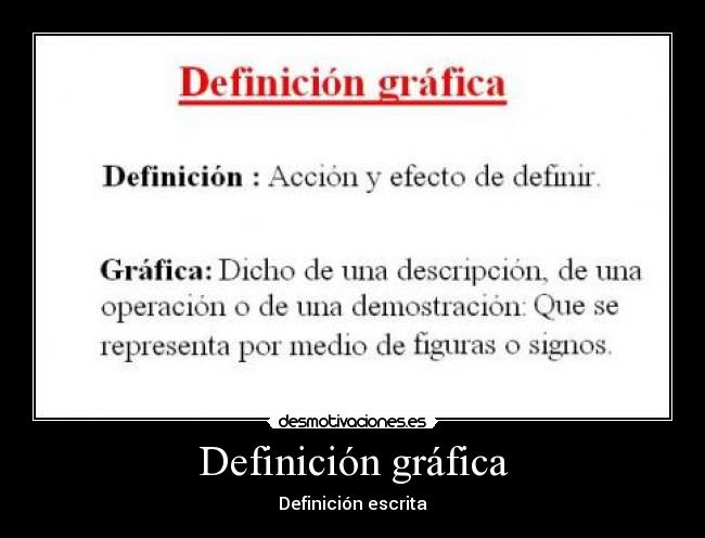 Definición gráfica -