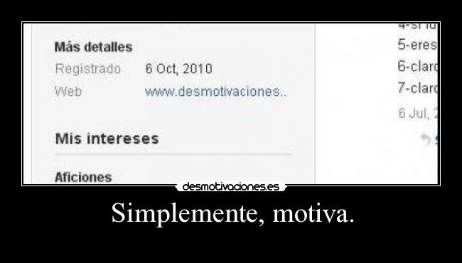 Simplemente, motiva. - 