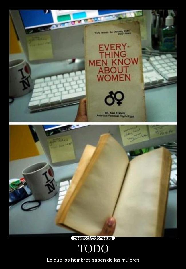 TODO - Lo que los hombres saben de las mujeres
