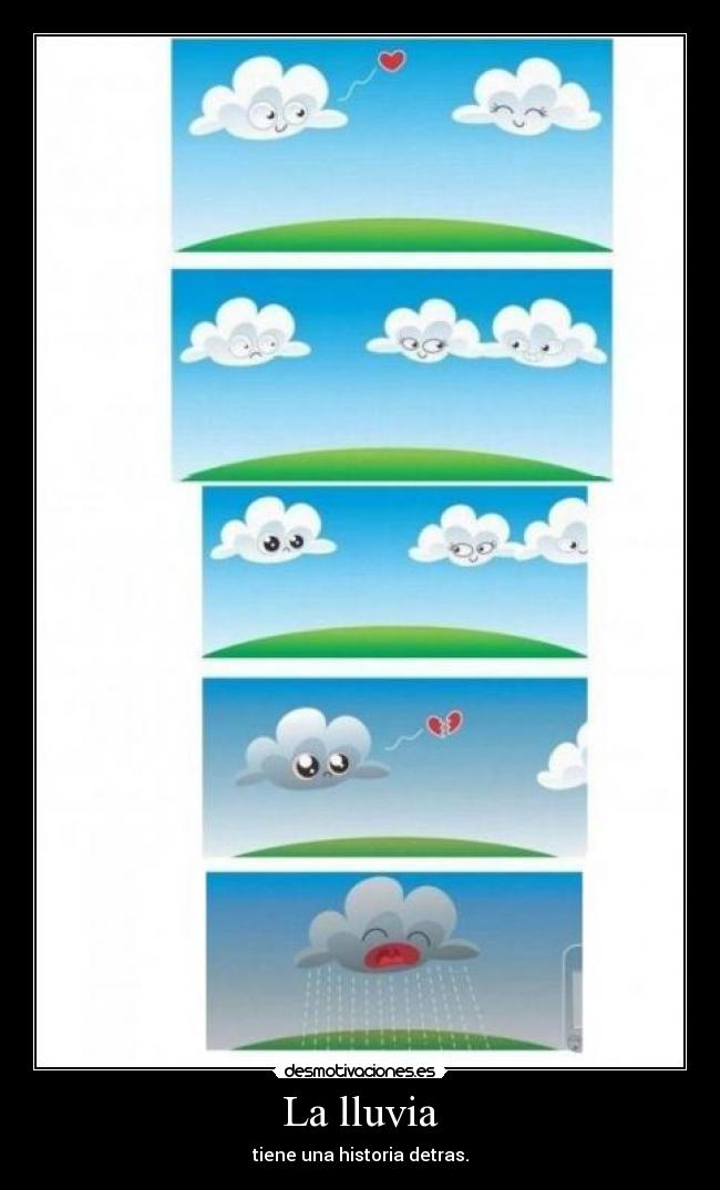 La lluvia - tiene una historia detras.