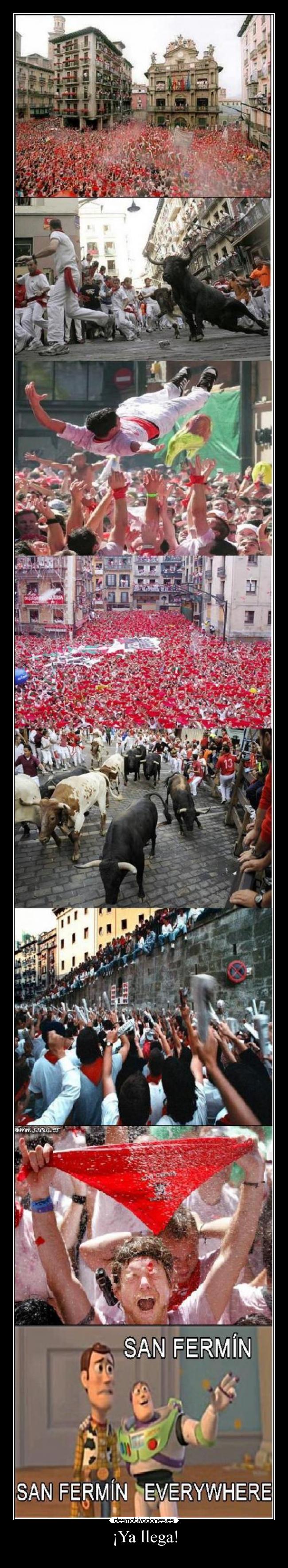 carteles san fermin everywhere desmotivaciones