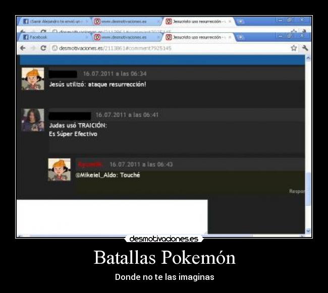 Batallas Pokemón - Donde no te las imaginas