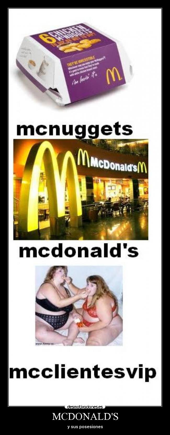 MCDONALDS - y sus posesiones