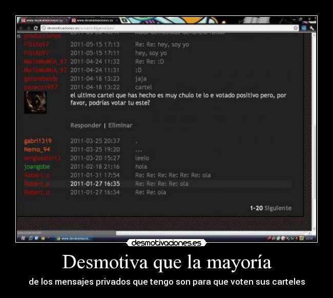 Desmotiva que la mayoría - 