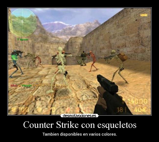 Counter Strike con esqueletos - 