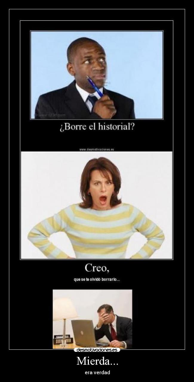 Mierda... - era verdad