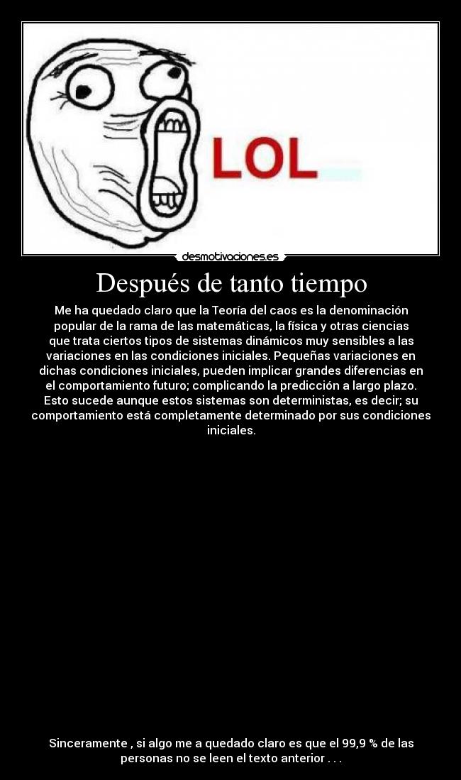 Después de tanto tiempo -