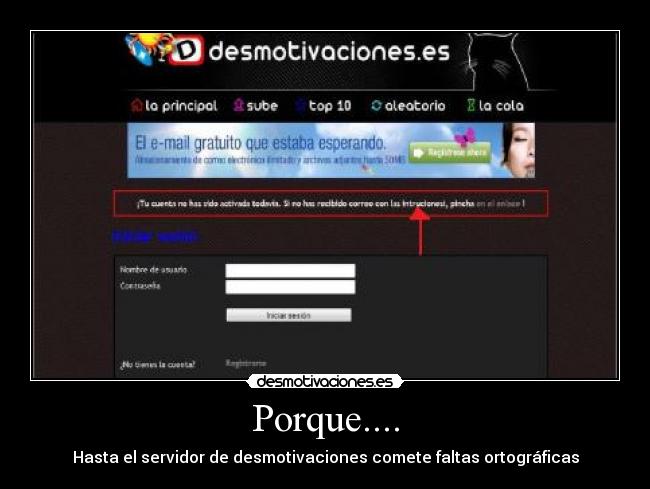 carteles porque desmotivaciones