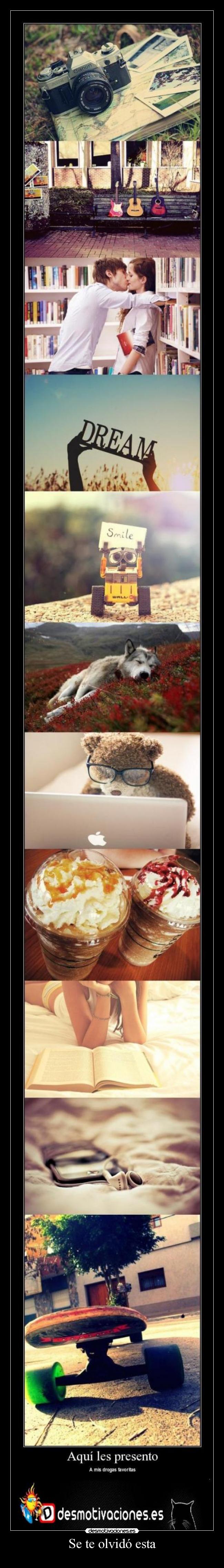 Se te olvidó esta -