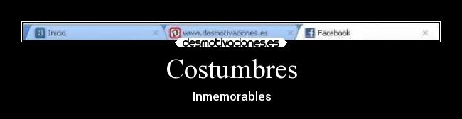 Costumbres - 
