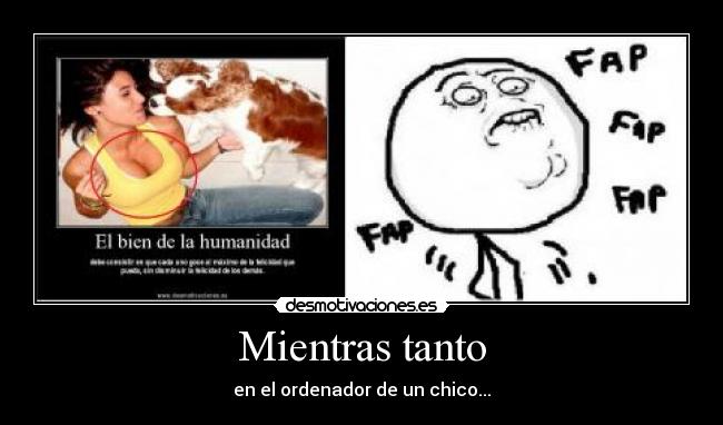 Mientras tanto - en el ordenador de un chico...