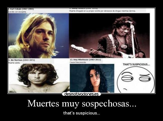 Muertes muy sospechosas... - 