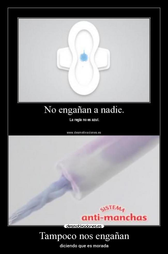 Tampoco nos engañan - diciendo que es morada