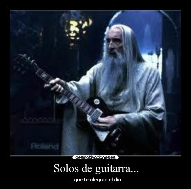 Solos de guitarra... -