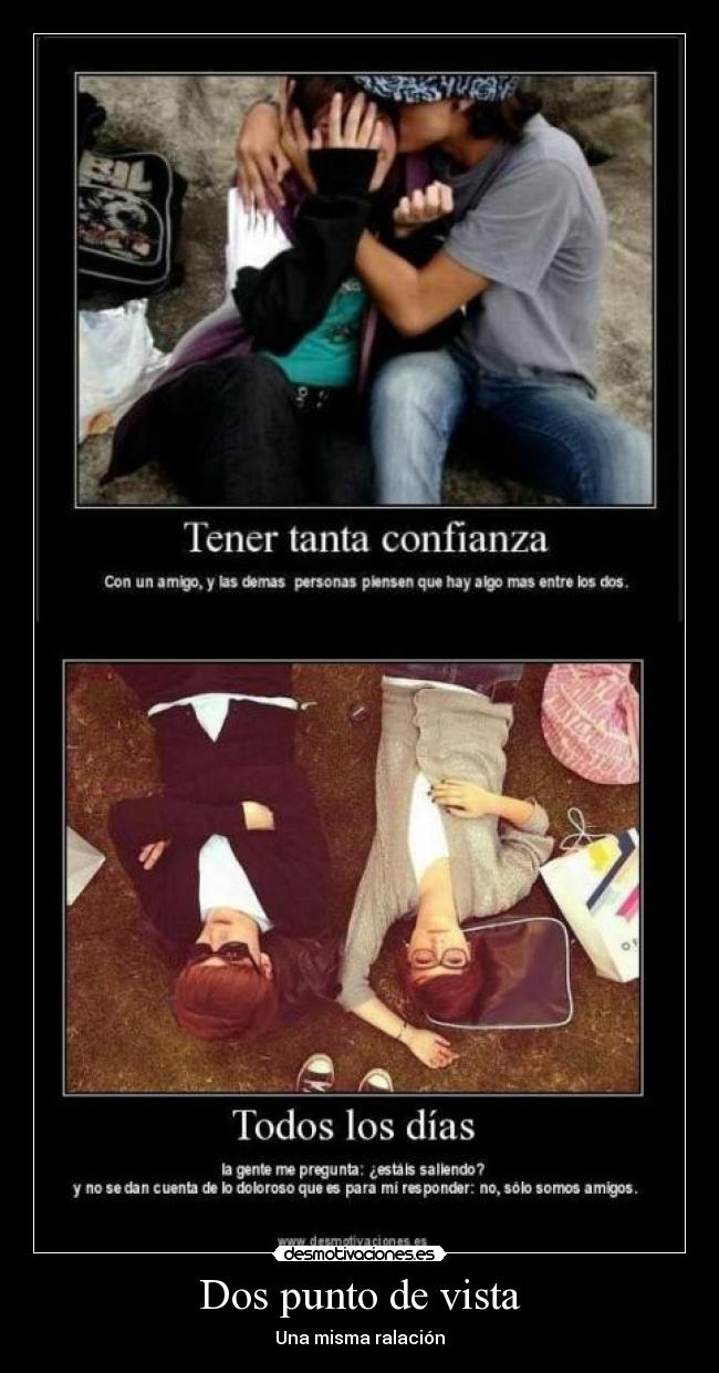 Dos punto de vista - Una misma ralación