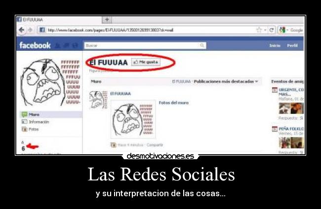 Las Redes Sociales - y su interpretacion de las cosas...