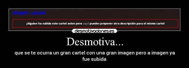 Desmotiva... - 