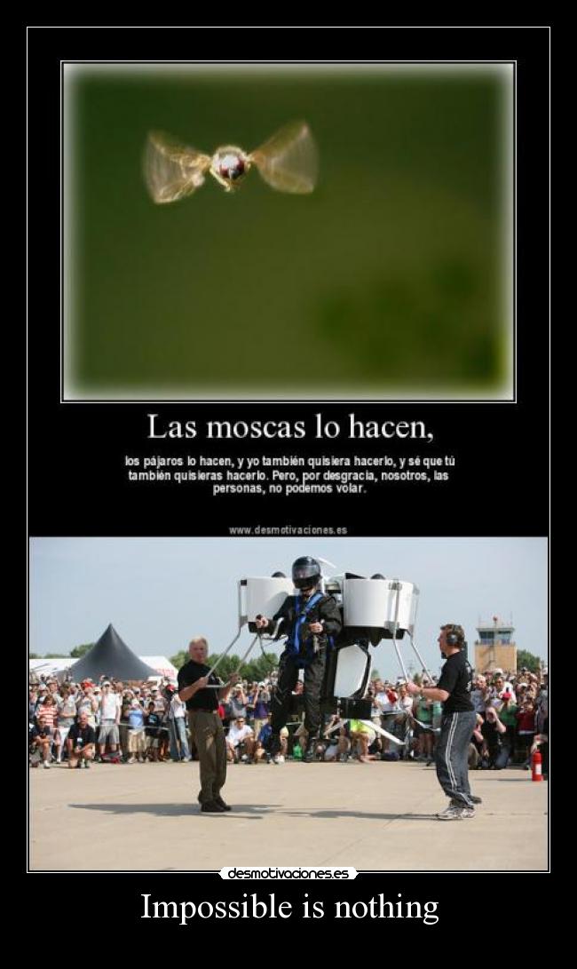 Impossible is nothing -