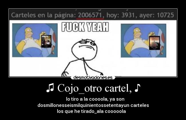 ♫ Cojo_otro cartel, ♪ -