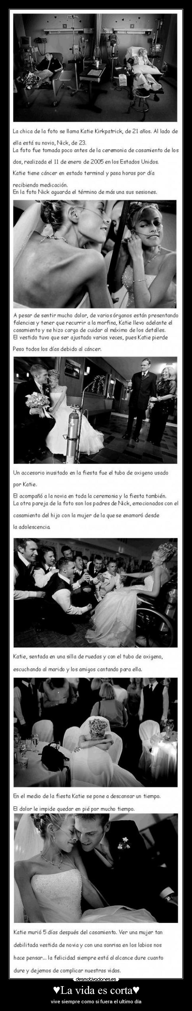 ♥La vida es corta♥ - vive siempre como si fuera el ultimo día