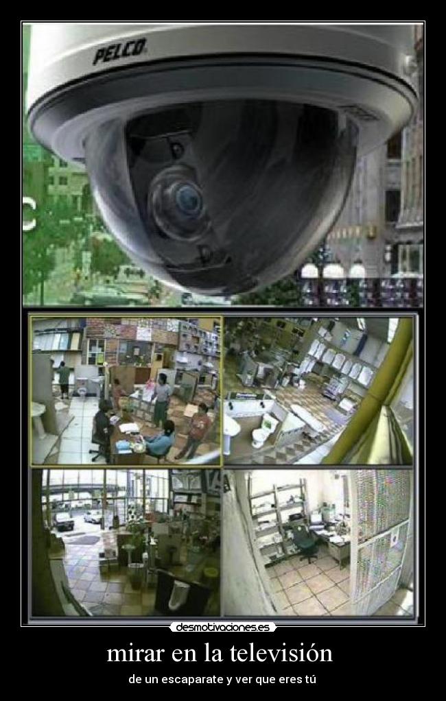 mirar en la televisión - de un escaparate y ver que eres tú