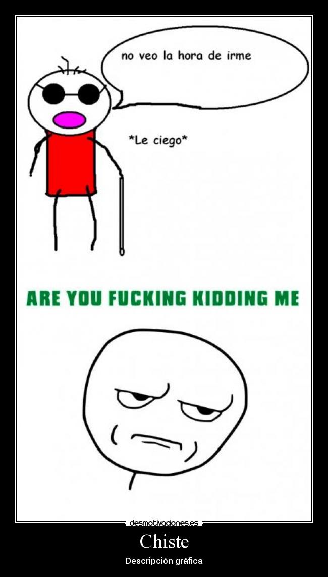 Chiste - Descripción gráfica