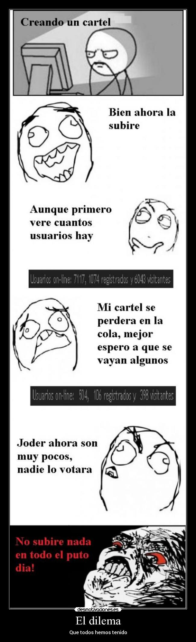 carteles dilema desmotivaciones