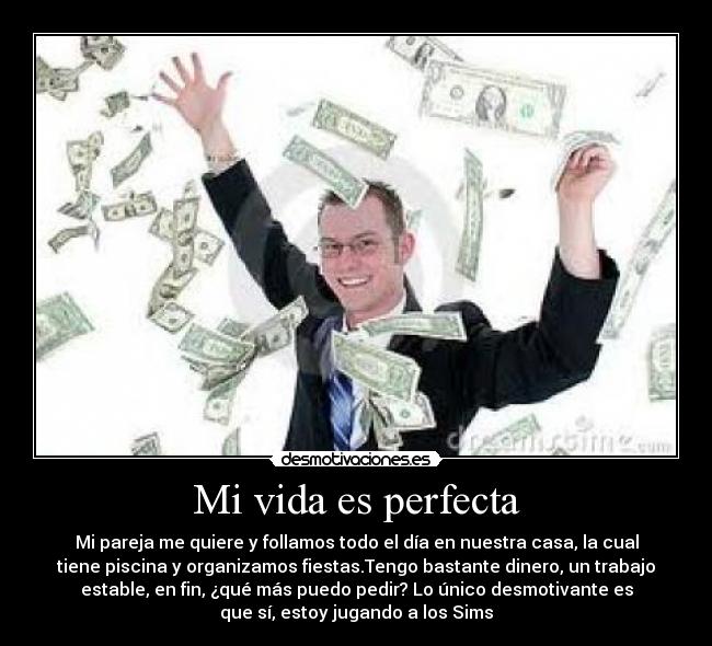 Mi vida es perfecta -
