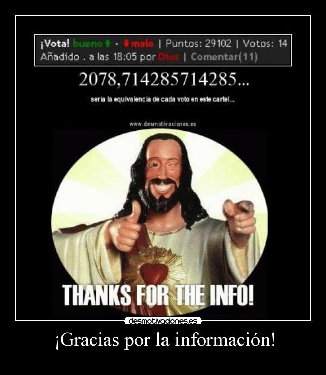 ¡Gracias por la información! -