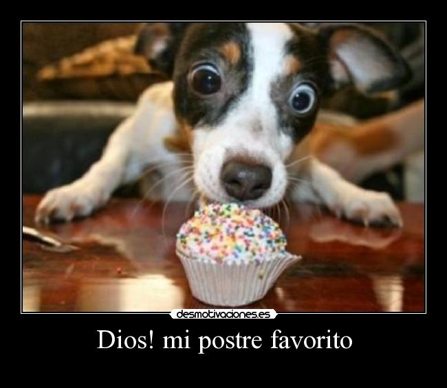 Dios! mi postre favorito -