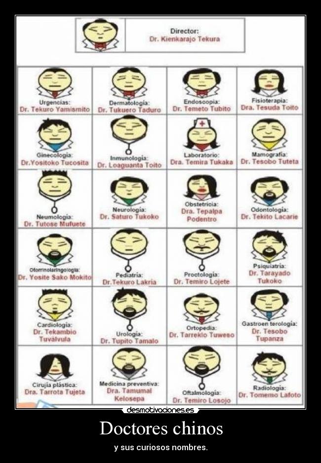 Doctores chinos -