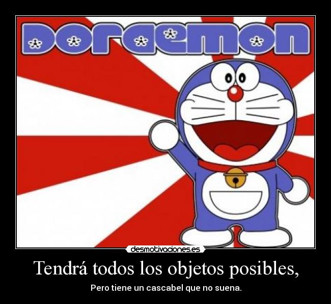 carteles doraemon desmotivaciones