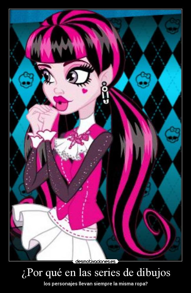 ¿Por qué en las series de dibujos - los personajes llevan siempre la misma ropa?