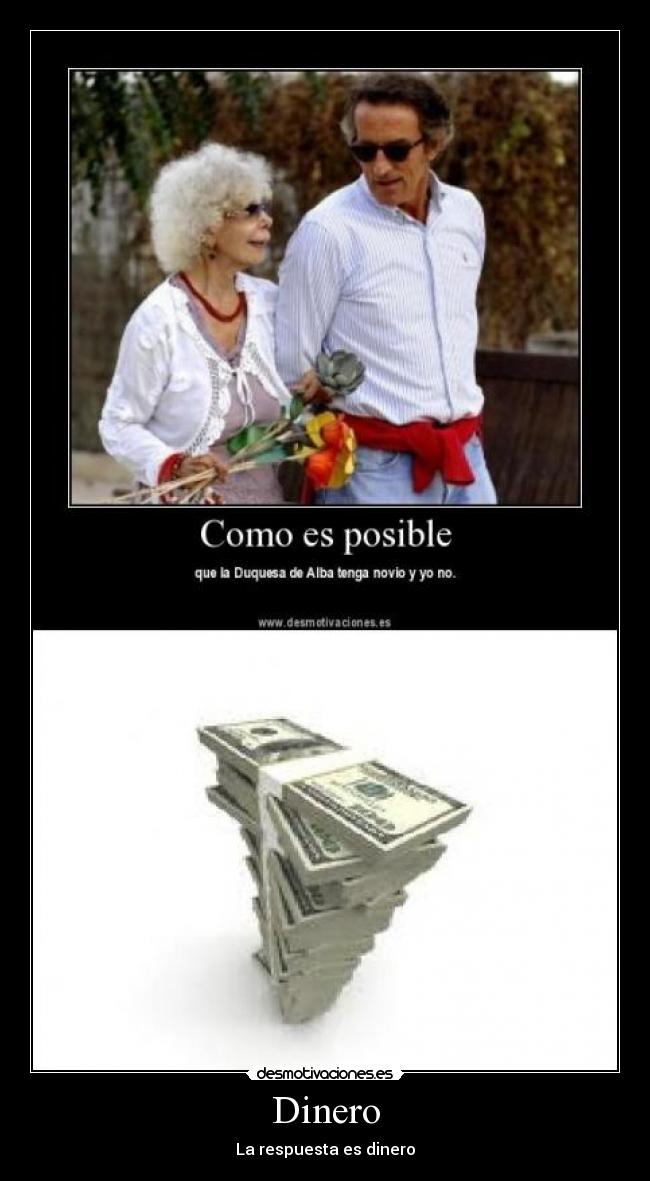 Dinero - La respuesta es dinero