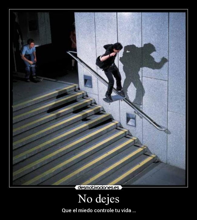 No dejes -