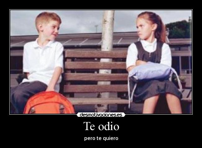 Te odio - pero te quiero