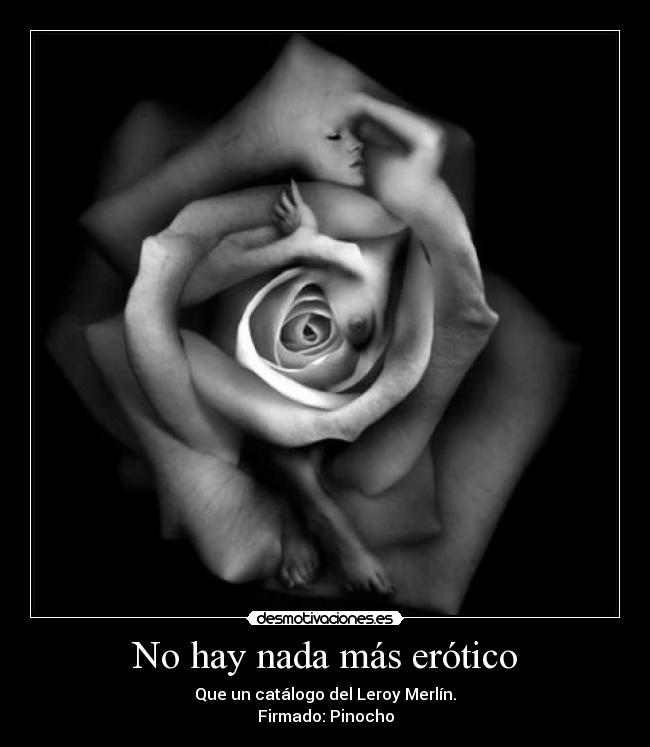 No hay nada más erótico -