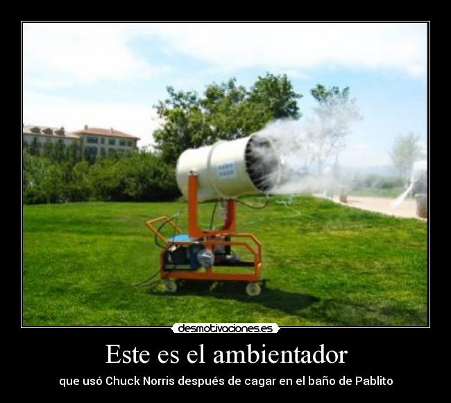 Este es el ambientador -